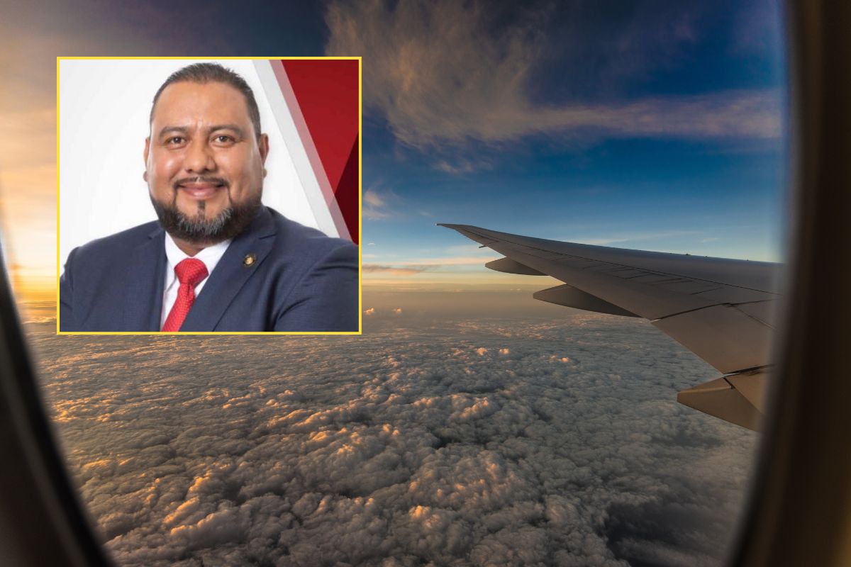 VIDEO: Diputado de Morena emite voto desde un avión y desata críticas